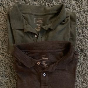 2 men’s polos
